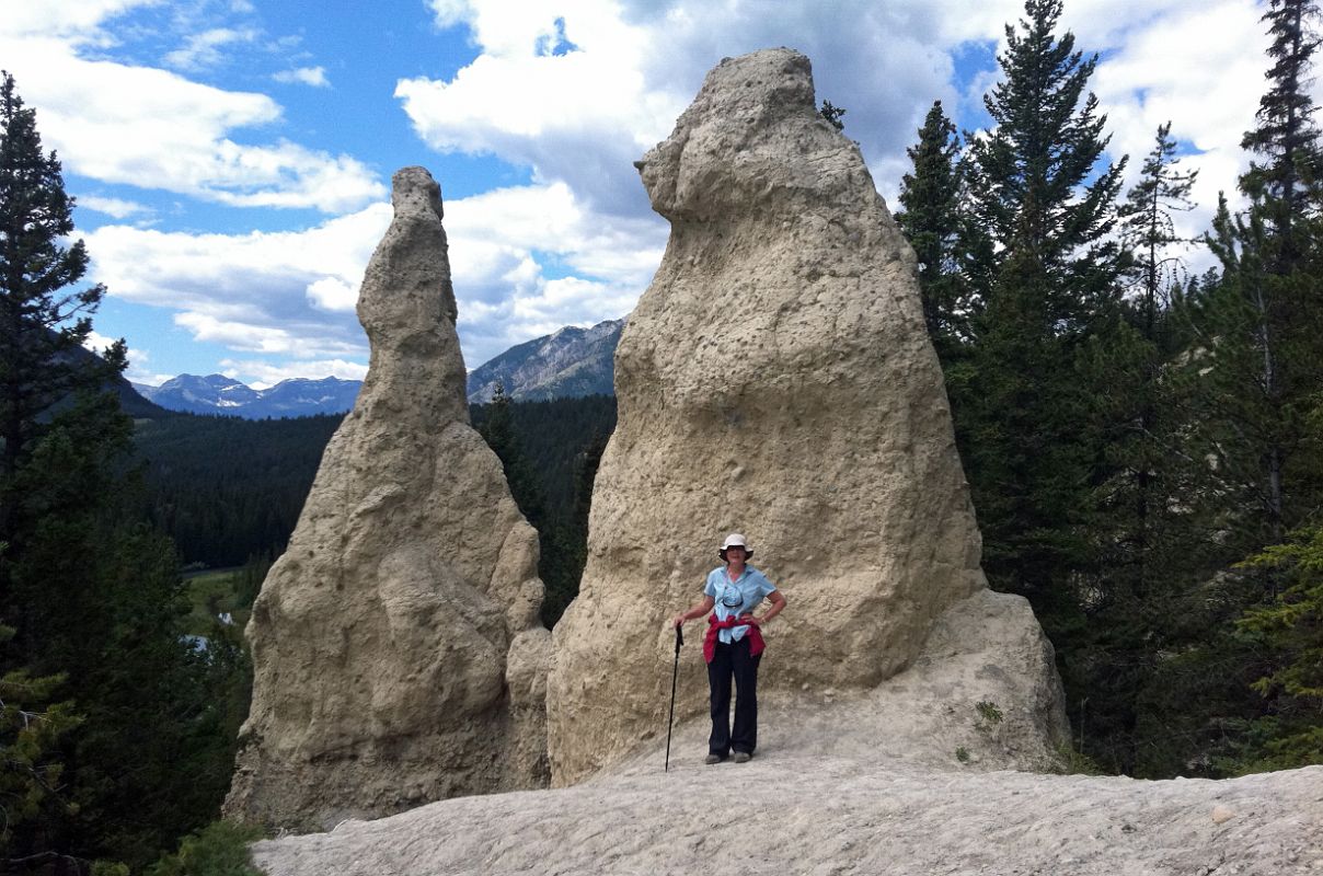 30 Charlotte Ryan In Front Of Banff Hoodoos In Summer